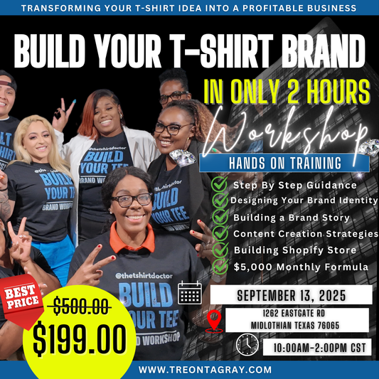 In Person T-shirt Workshop