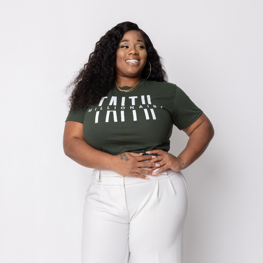 Faith Millionaire Forest Green Shirt